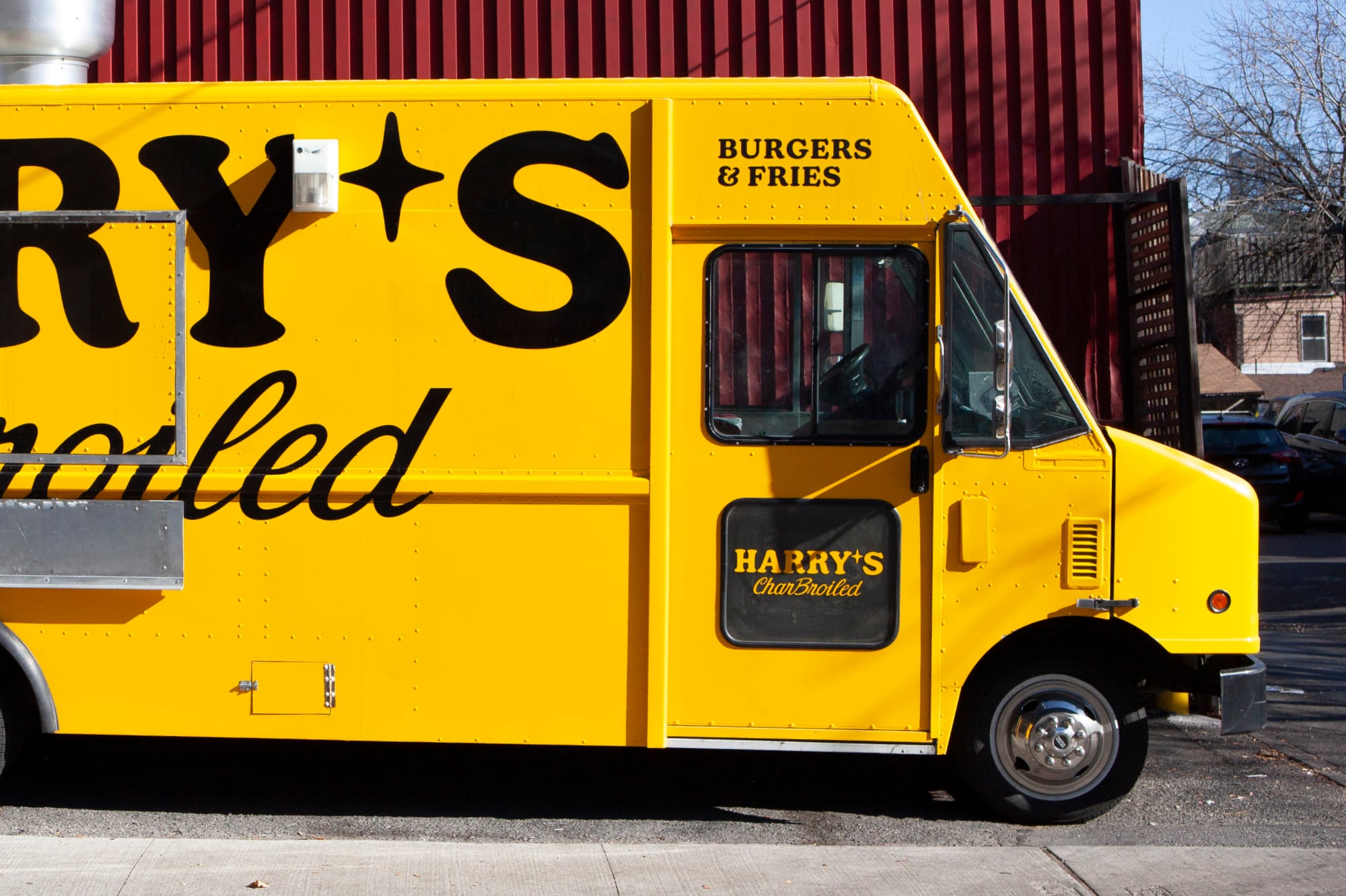 Detail of the Harry’s Charbroiled food truck
