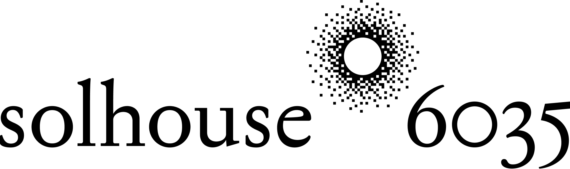 Solhouse 6035 wordmark with eclipse lockup